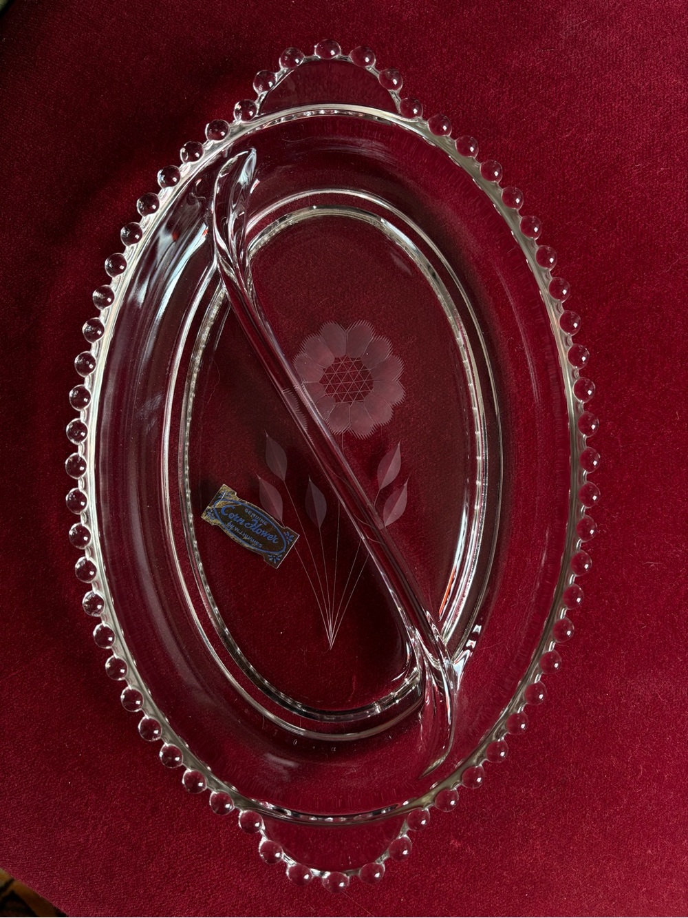 Vintage Hughes Cornflower Dish